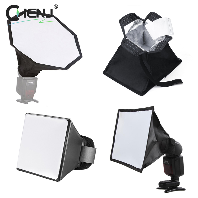 Pop Up Flash Diffuser - 1 ชิ้นพับแฟลช Diffuser Softbox Universal Professional