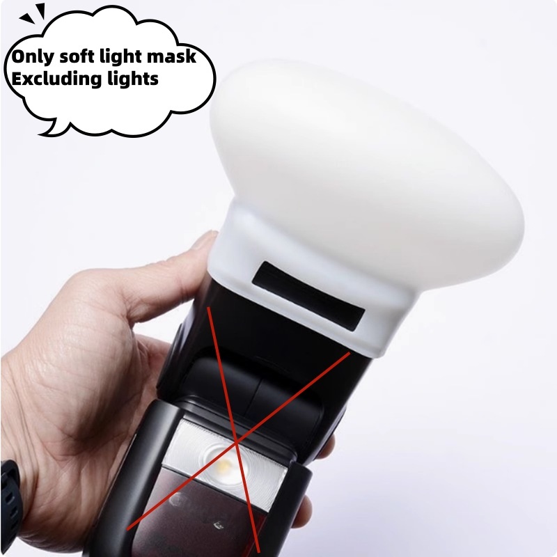 Pop Up Flash Diffuser - ฝาครอบแฟลชซิลิโคนแบบนุ่ม 1 ชิ้น สำหรับแฟลช Fujifilm Yongnuo
