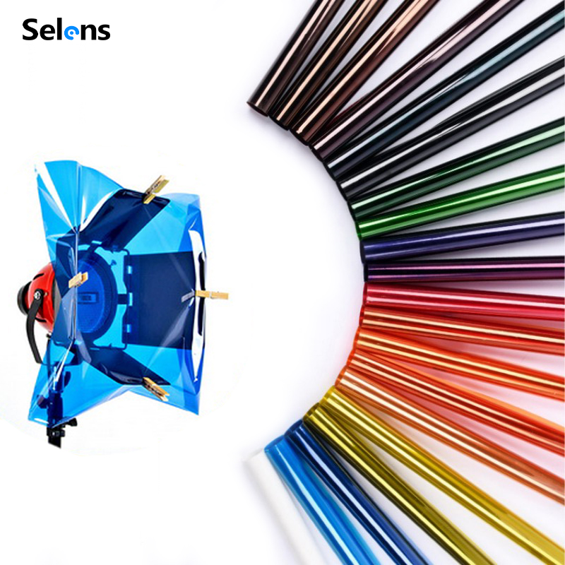 Pop Up Flash Diffuser - ชุดฟิลเตอร์เจล Selens 14 สี ขนาด 40*50