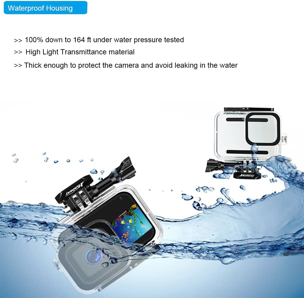 ชุดอุปกรณ์เสริม BoBidee สำหรับ - Gopro Action Camera Hero 11 Black บทวิจารณ์และราคา