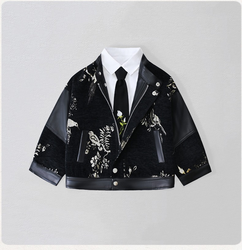เสื้อแจ็คเก็ตหนัง PU ปักลายมอเ - Photography Of The Year บทวิจารณ์และราคา