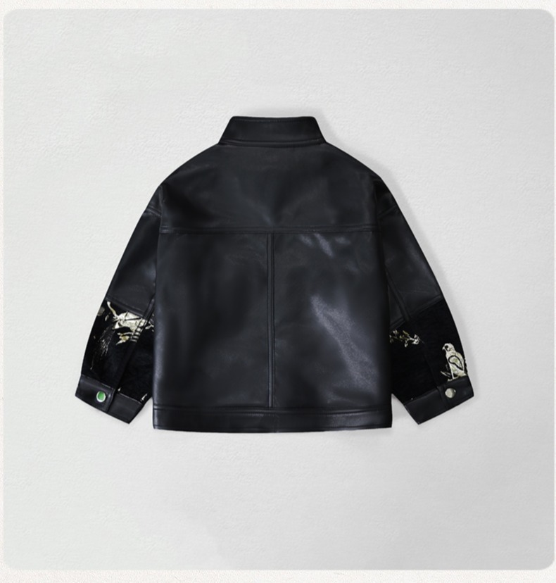 เสื้อแจ็คเก็ตหนัง PU ปักลายมอเ - Photography Of The Year บทวิจารณ์และราคา