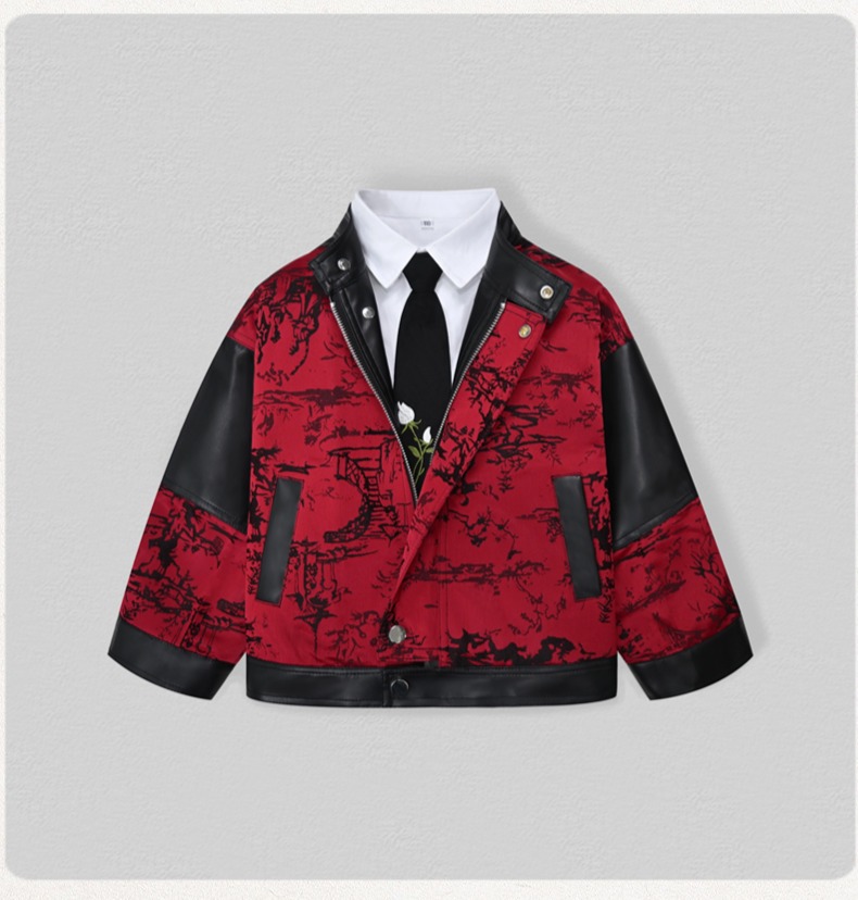 เสื้อแจ็คเก็ตหนัง PU ปักลายมอเ - Photography Of The Year บทวิจารณ์และราคา