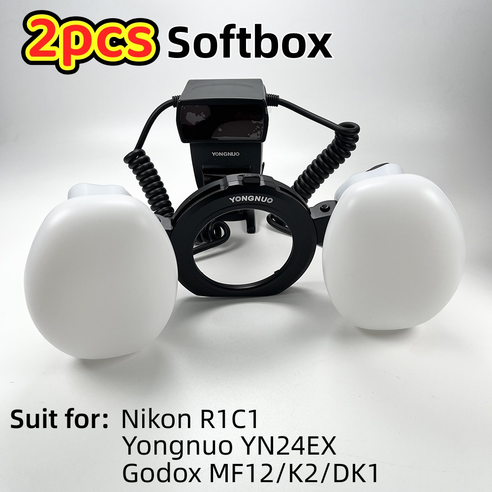 ซอฟต์บ็อกซ์ 2 ชิ้น แบบหัวคู่ ส - Pop Up Flash Diffuser บทวิจารณ์และราคา