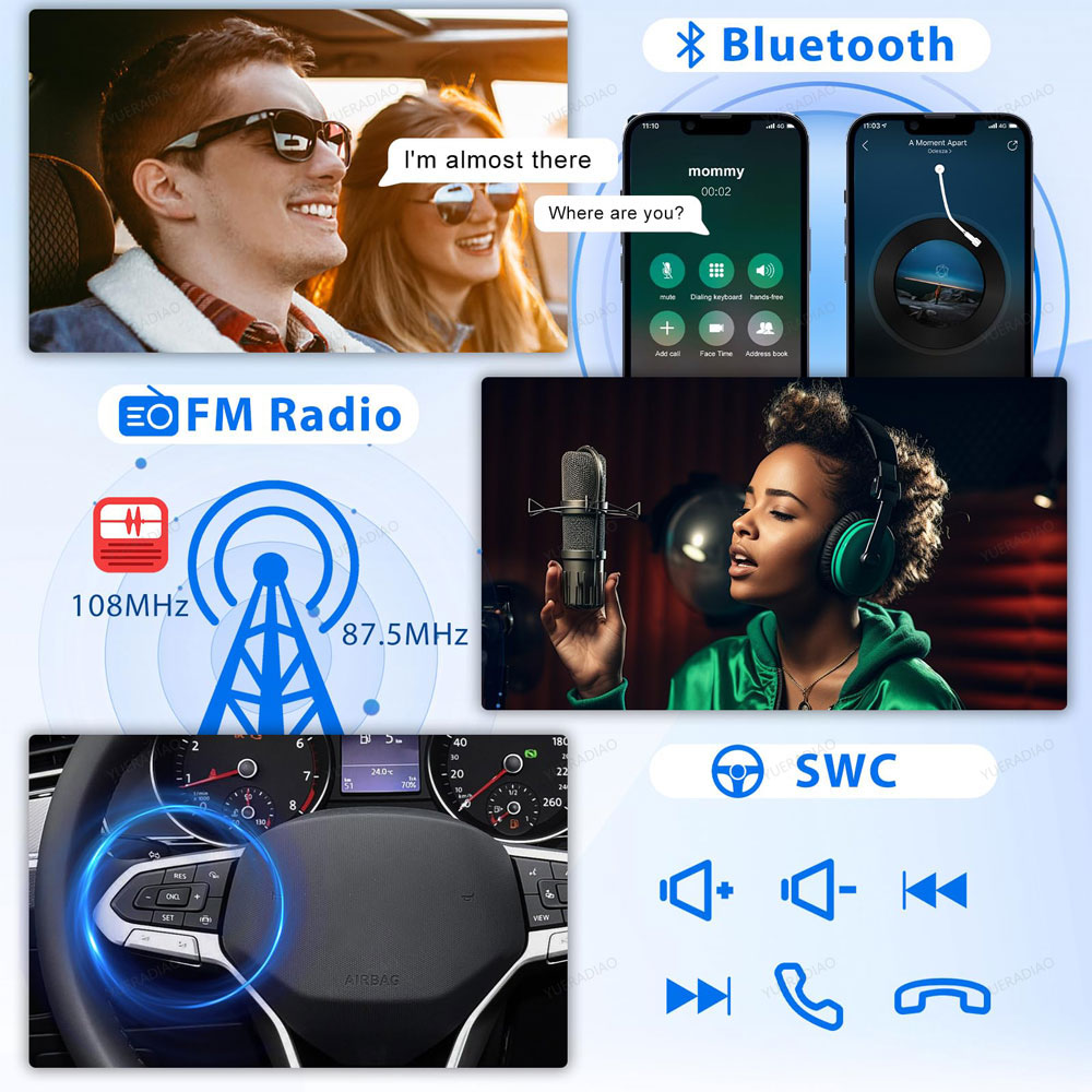 วิทยุติดรถยนต์ Android 16 สำหร - Photograph Mp3 บทวิจารณ์และราคา