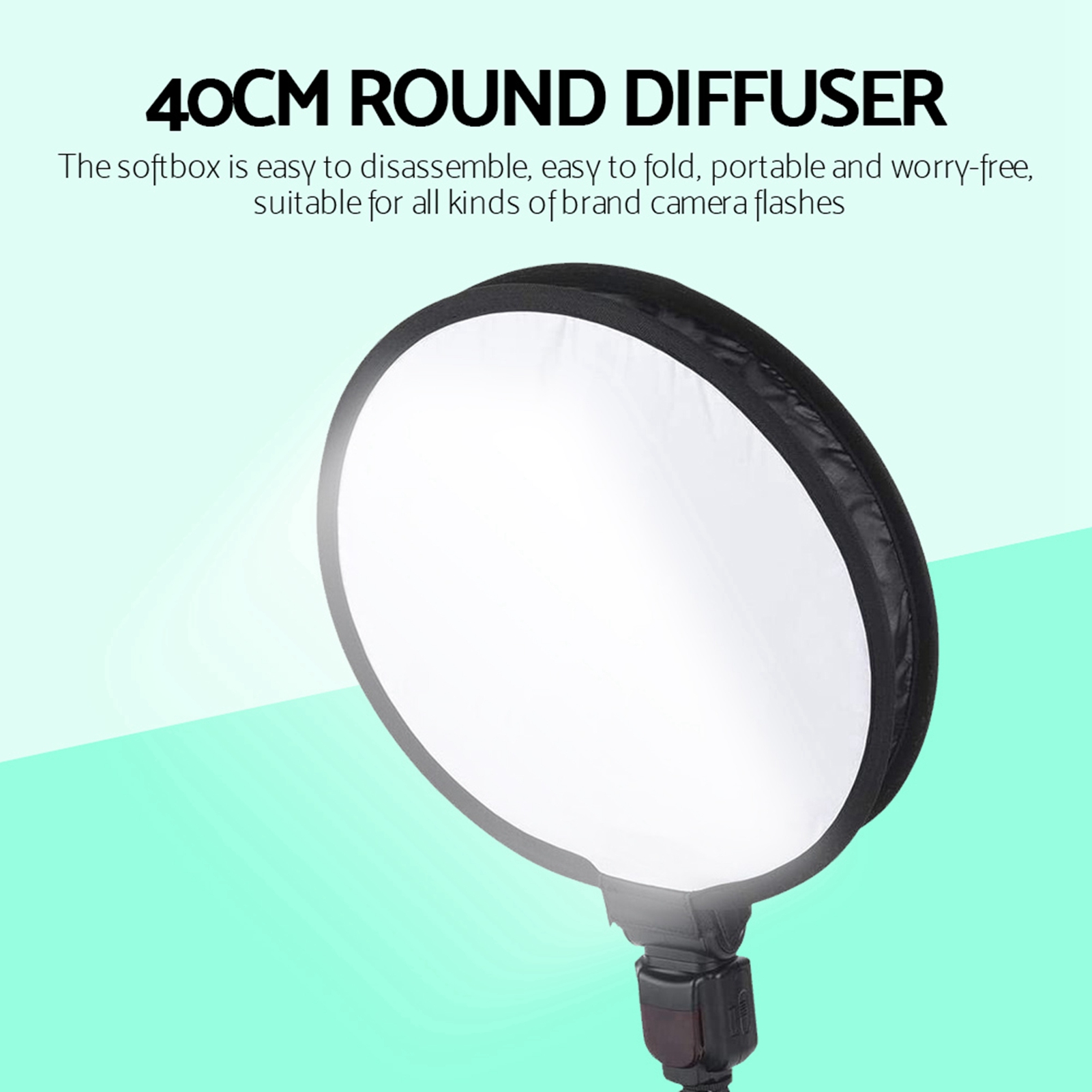 ซอฟต์บ็อกซ์แบบพับได้ 40 ซม. แบ - Pop Up Flash Diffuser บทวิจารณ์และราคา