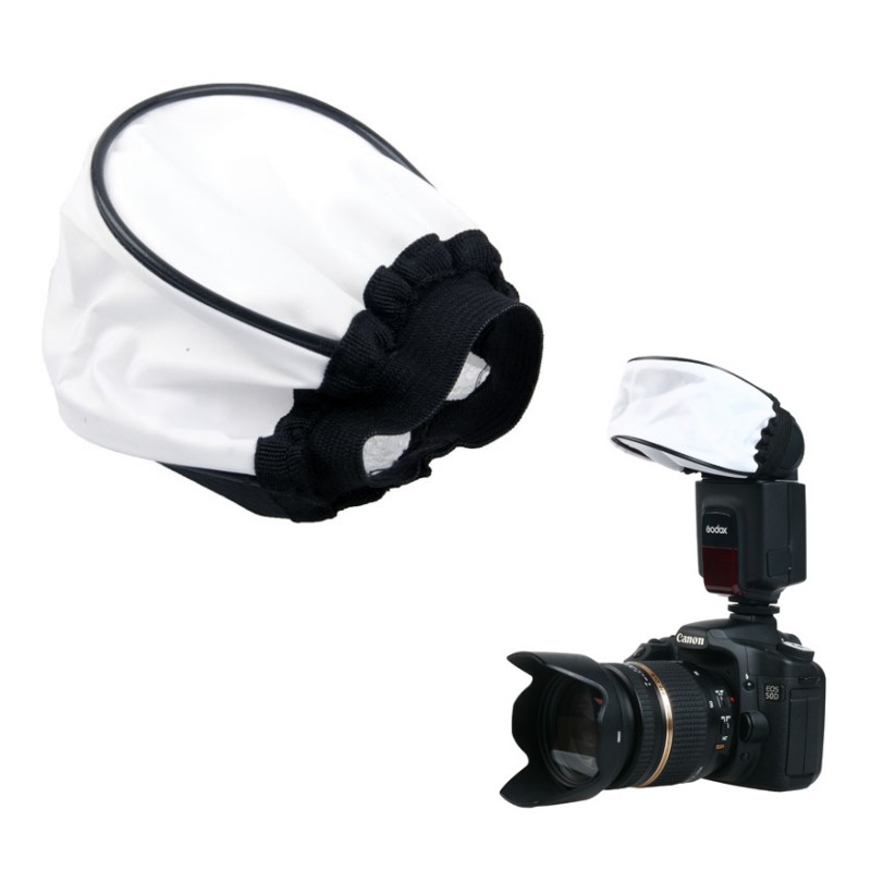 โดมฝาครอบกล่องอ่อนกล้องอุปกรณ์ - Pop Up Flash Diffuser บทวิจารณ์และราคา